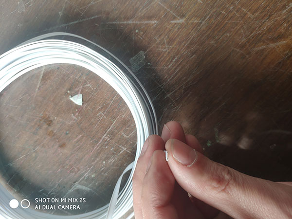 鼻梁條 鼻梁筋 醫(yī)用口罩鼻梁條 單芯鼻梁條