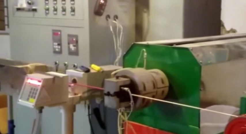 高速電線機組GDX65ZS-630F型生產現場