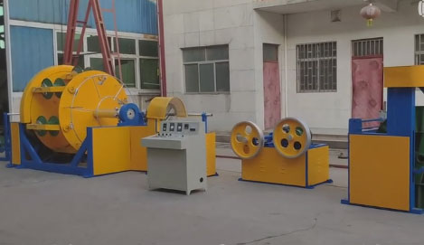 籠絞機LJ500-1+6GR試機現(xiàn)場